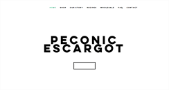 Desktop Screenshot of peconicescargot.com